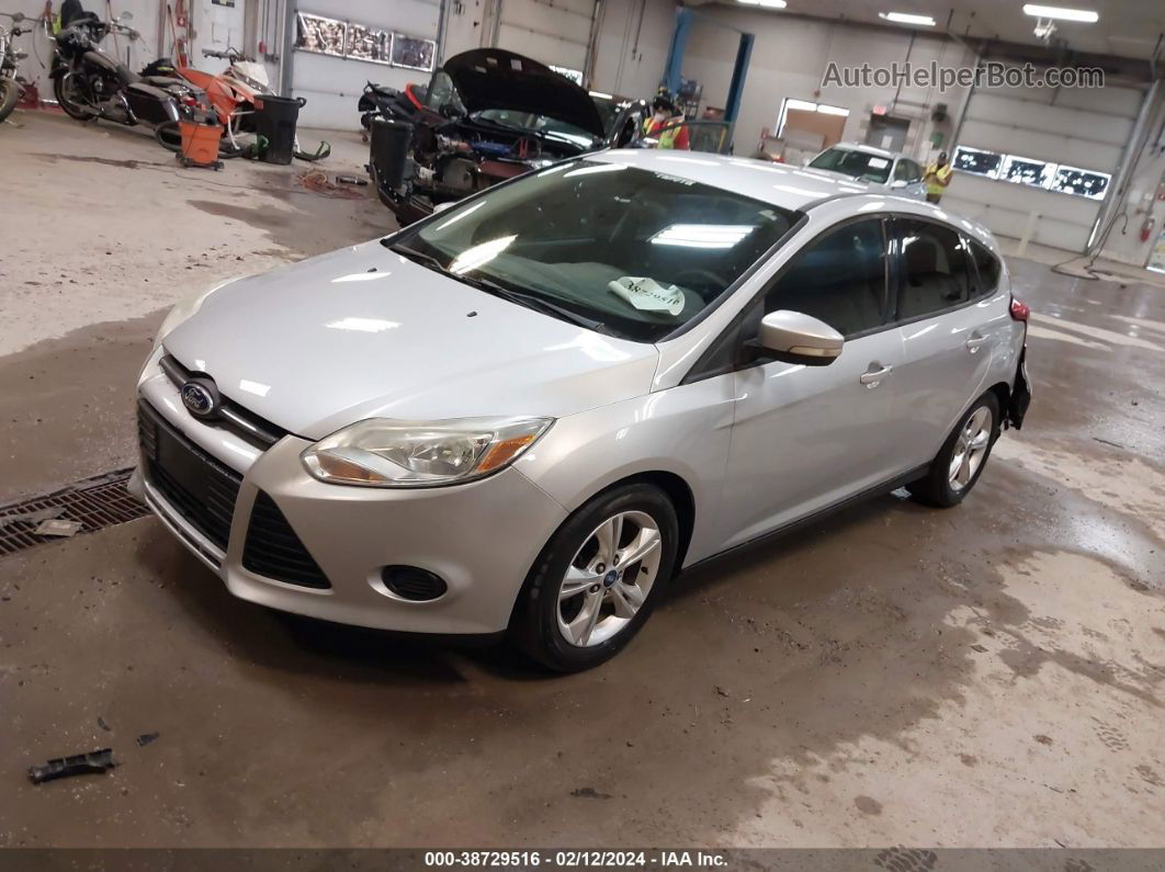 2013 Ford Focus Se Silver vin: 1FADP3K28DL107417