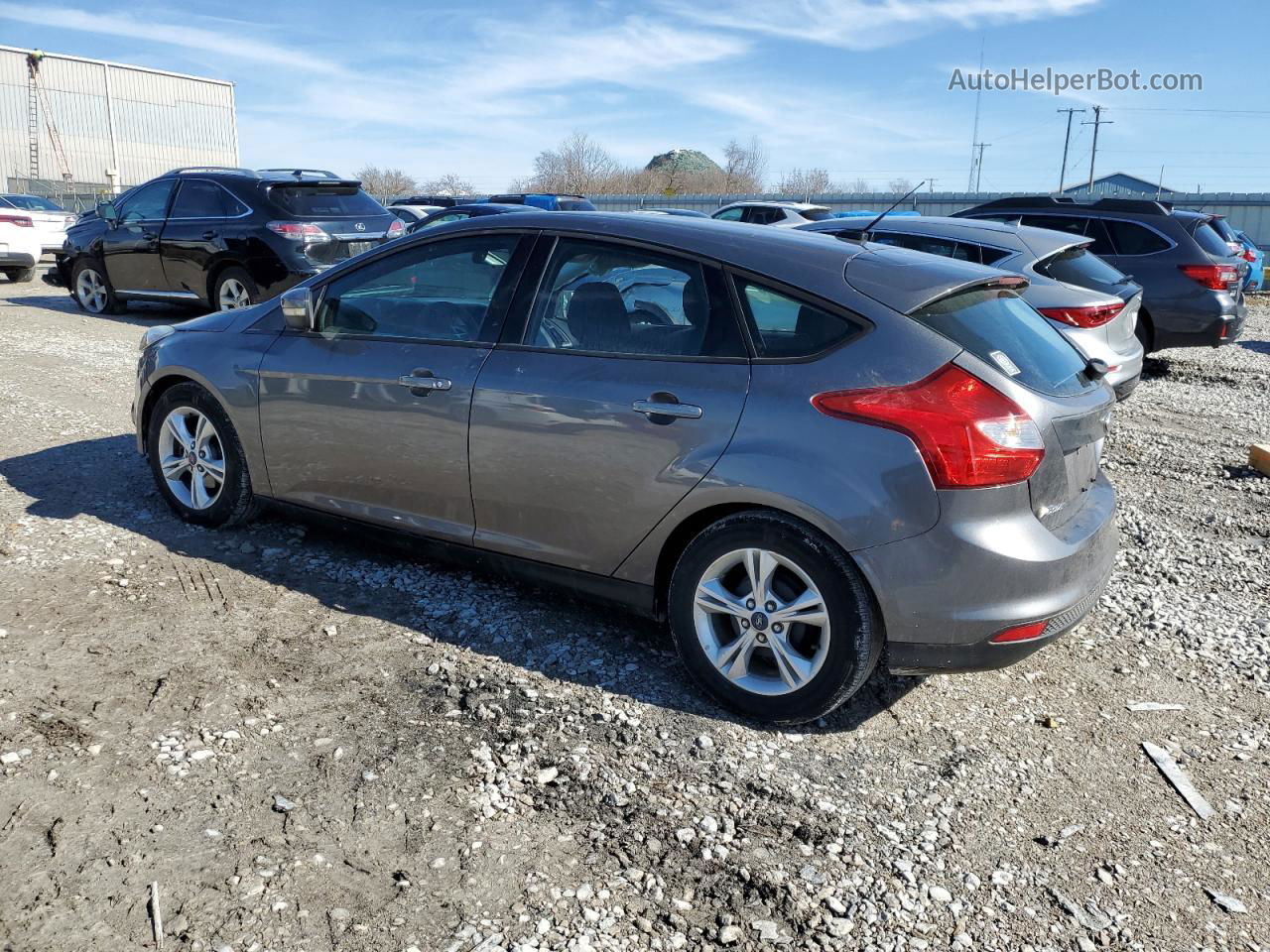 2013 Ford Focus Se Gray vin: 1FADP3K28DL114285