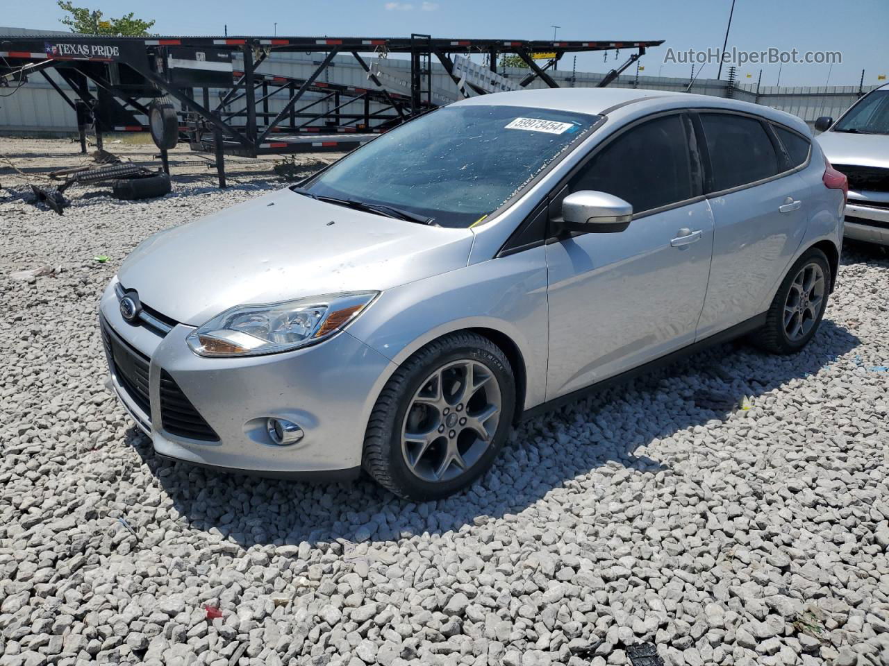 2013 Ford Focus Se Silver vin: 1FADP3K28DL127599