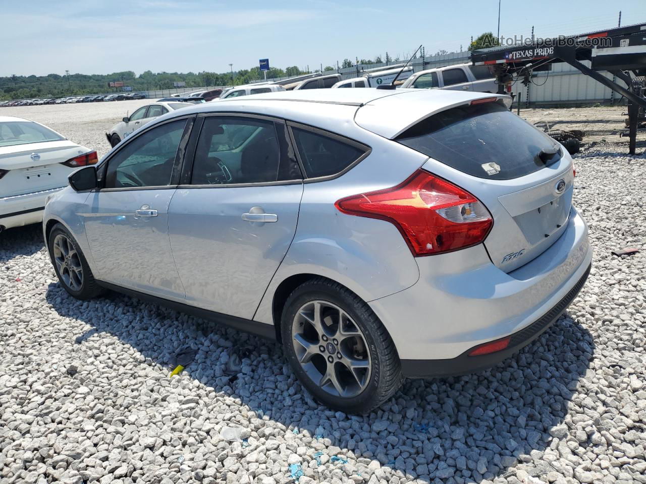 2013 Ford Focus Se Silver vin: 1FADP3K28DL127599