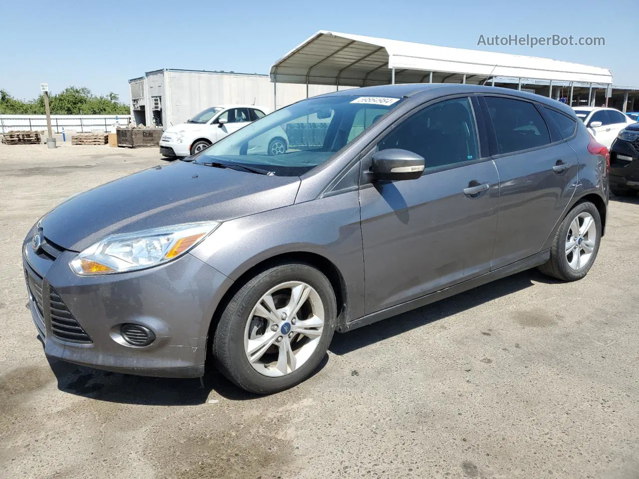 2013 Ford Focus Se Gray vin: 1FADP3K28DL210823