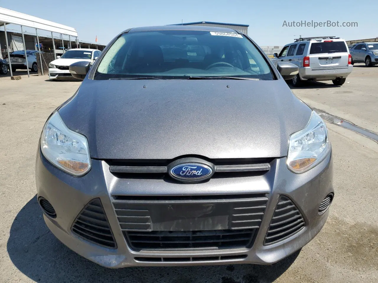 2013 Ford Focus Se Gray vin: 1FADP3K28DL210823