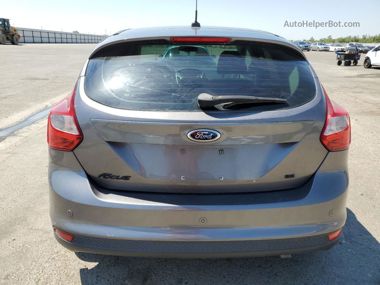 2013 Ford Focus Se Gray vin: 1FADP3K28DL210823