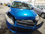 2013 Ford Focus Se Blue vin: 1FADP3K28DL222325