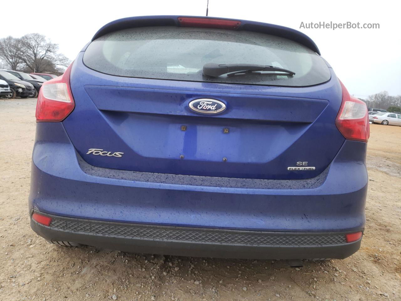 2013 Ford Focus Se Blue vin: 1FADP3K28DL272030