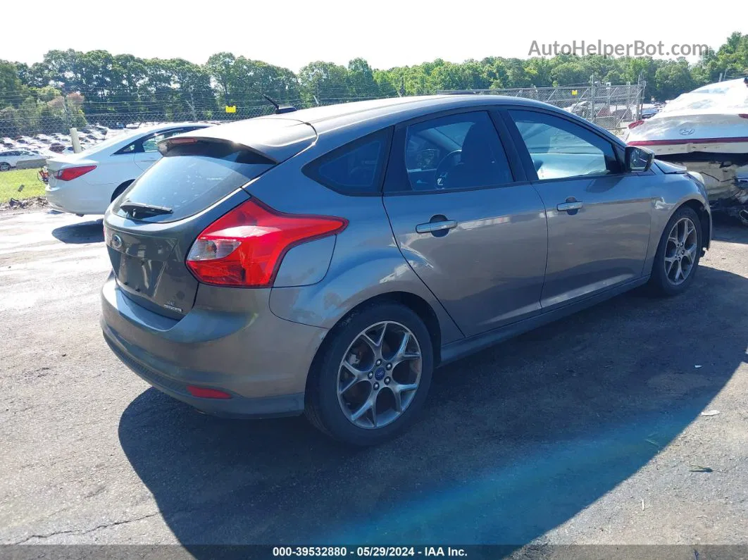 2013 Ford Focus Se Silver vin: 1FADP3K28DL308511