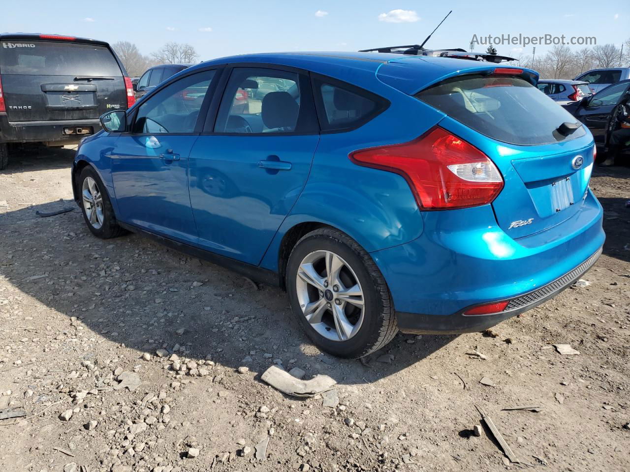 2013 Ford Focus Se Blue vin: 1FADP3K28DL327169