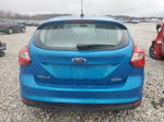 2014 Ford Focus Se Blue vin: 1FADP3K28EL117303