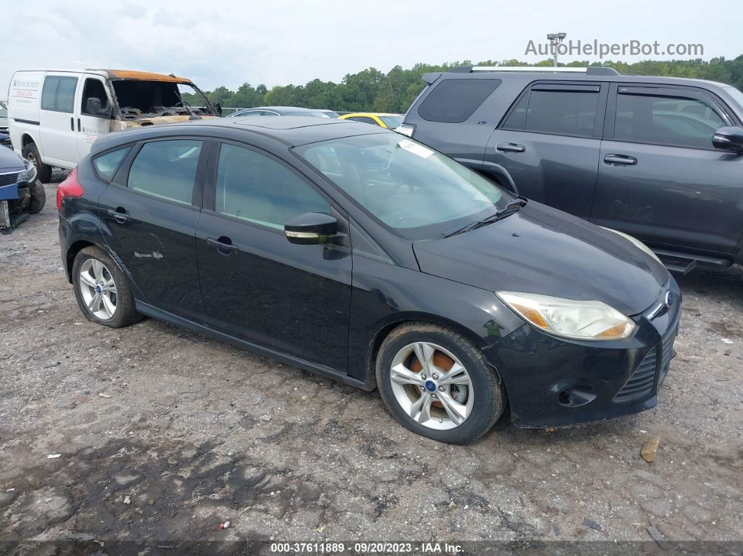 2014 Ford Focus Se Black vin: 1FADP3K28EL150365