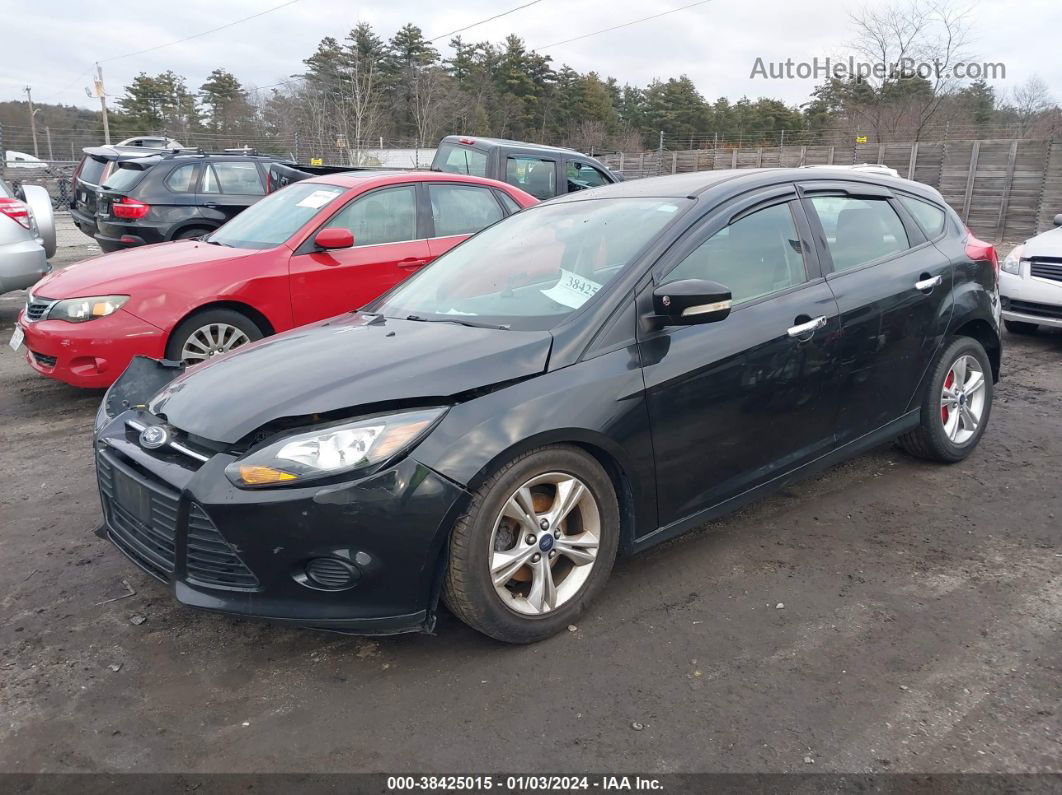 2014 Ford Focus Se Black vin: 1FADP3K28EL171877