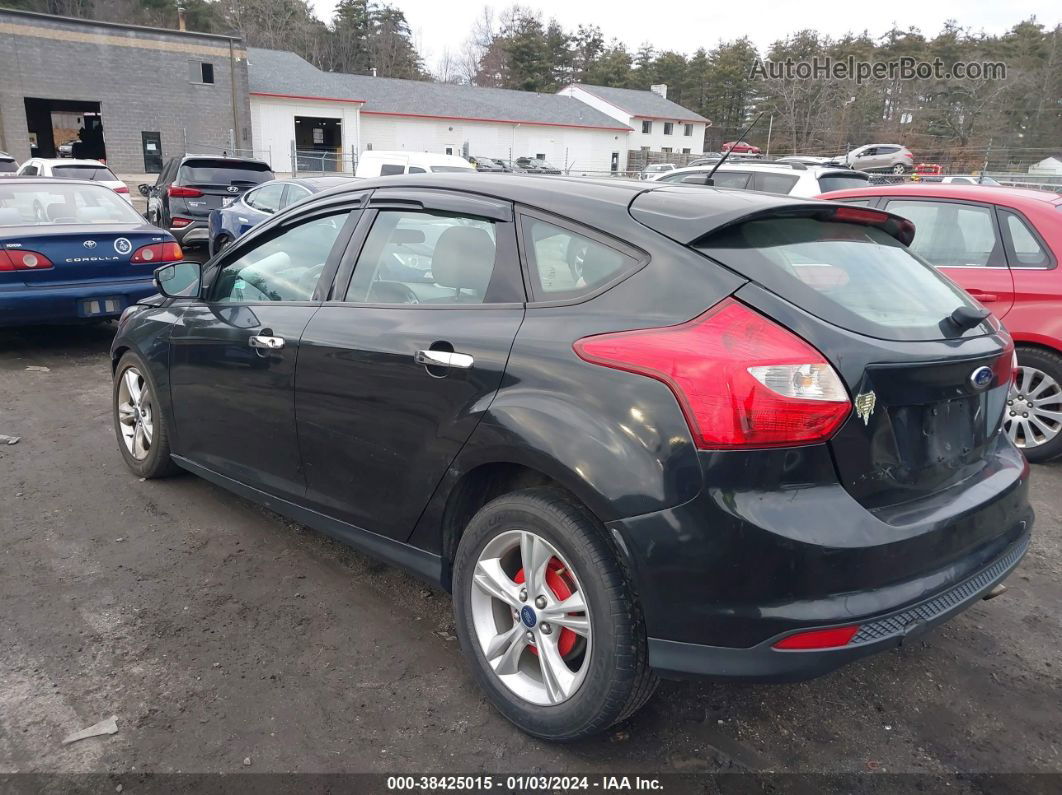 2014 Ford Focus Se Black vin: 1FADP3K28EL171877