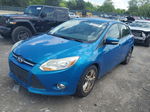 2014 Ford Focus Se Синий vin: 1FADP3K28EL285457