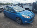 2014 Ford Focus Se Blue vin: 1FADP3K28EL285457