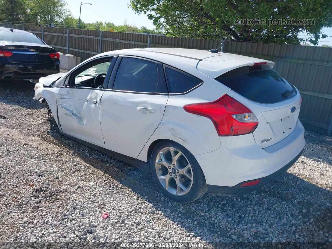 2014 Ford Focus Se White vin: 1FADP3K28EL293400