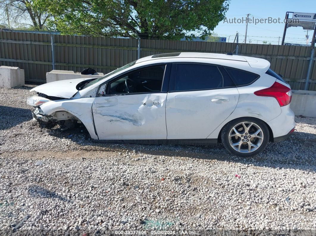 2014 Ford Focus Se White vin: 1FADP3K28EL293400