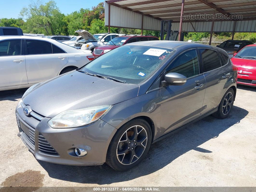 2014 Ford Focus Se Gray vin: 1FADP3K28EL398583