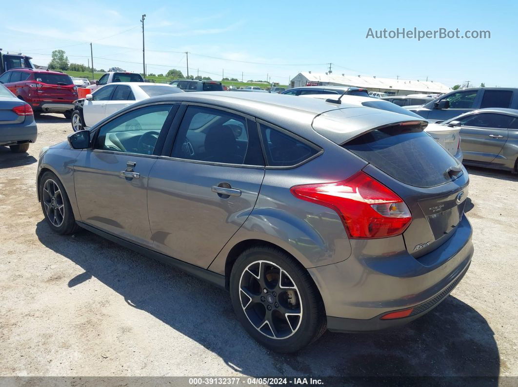 2014 Ford Focus Se Gray vin: 1FADP3K28EL398583