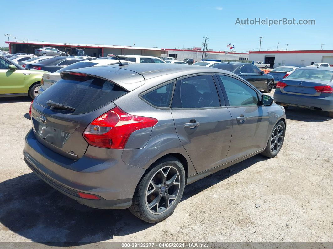 2014 Ford Focus Se Gray vin: 1FADP3K28EL398583