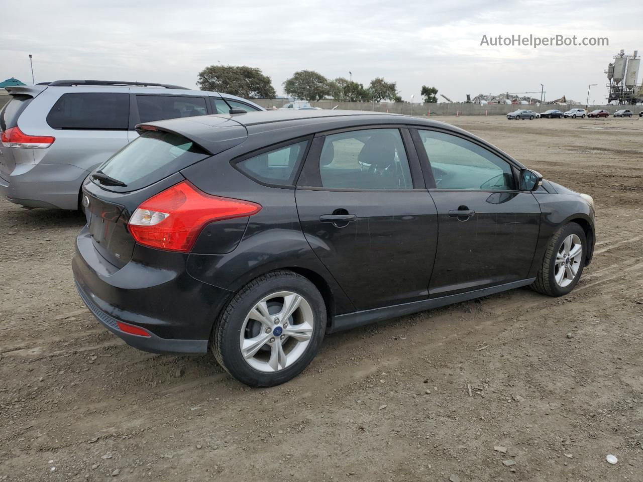 2014 Ford Focus Se Black vin: 1FADP3K28EL442582