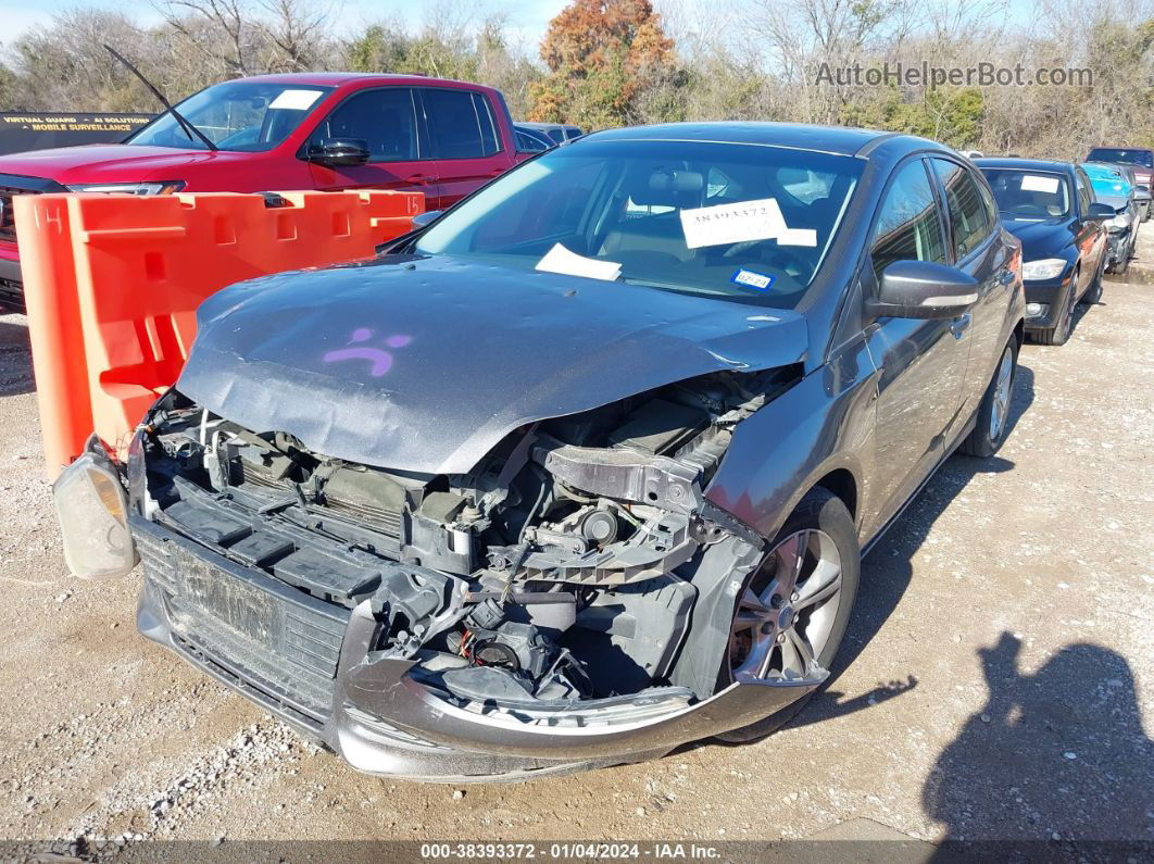 2014 Ford Focus Se Gray vin: 1FADP3K28EL460533