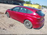 2015 Ford Focus Se Burgundy vin: 1FADP3K28FL364046