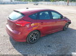 2015 Ford Focus Se Burgundy vin: 1FADP3K28FL364046