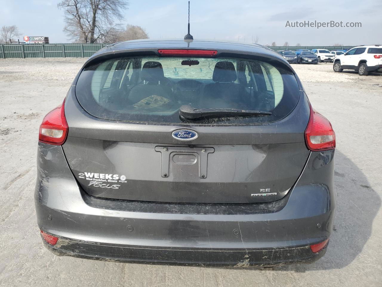 2015 Ford Focus Se Серый vin: 1FADP3K28FL364404