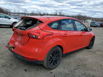 2016 Ford Focus Se Red vin: 1FADP3K28GL311638