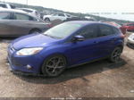 2013 Ford Focus Se Blue vin: 1FADP3K29DL106289