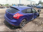 2013 Ford Focus Se Blue vin: 1FADP3K29DL106289