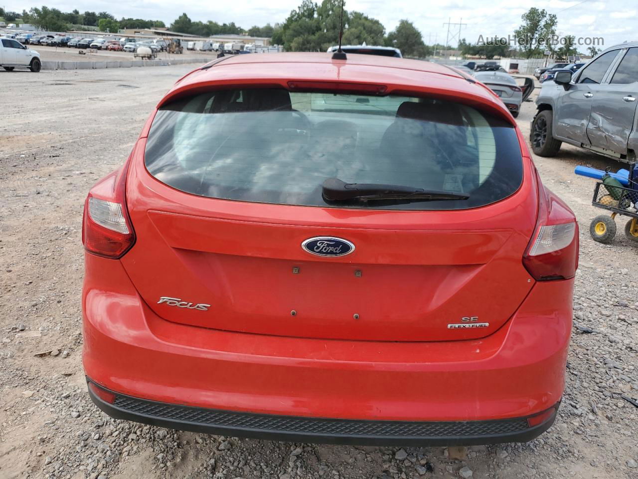 2013 Ford Focus Se Red vin: 1FADP3K29DL152981