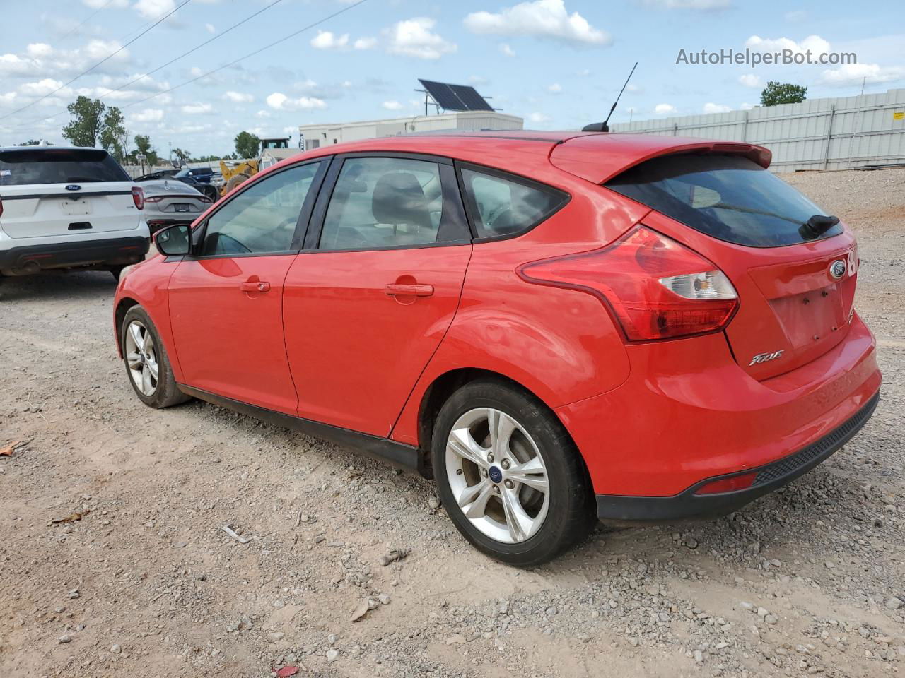 2013 Ford Focus Se Red vin: 1FADP3K29DL152981