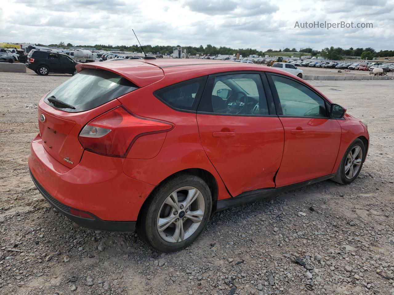 2013 Ford Focus Se Red vin: 1FADP3K29DL152981