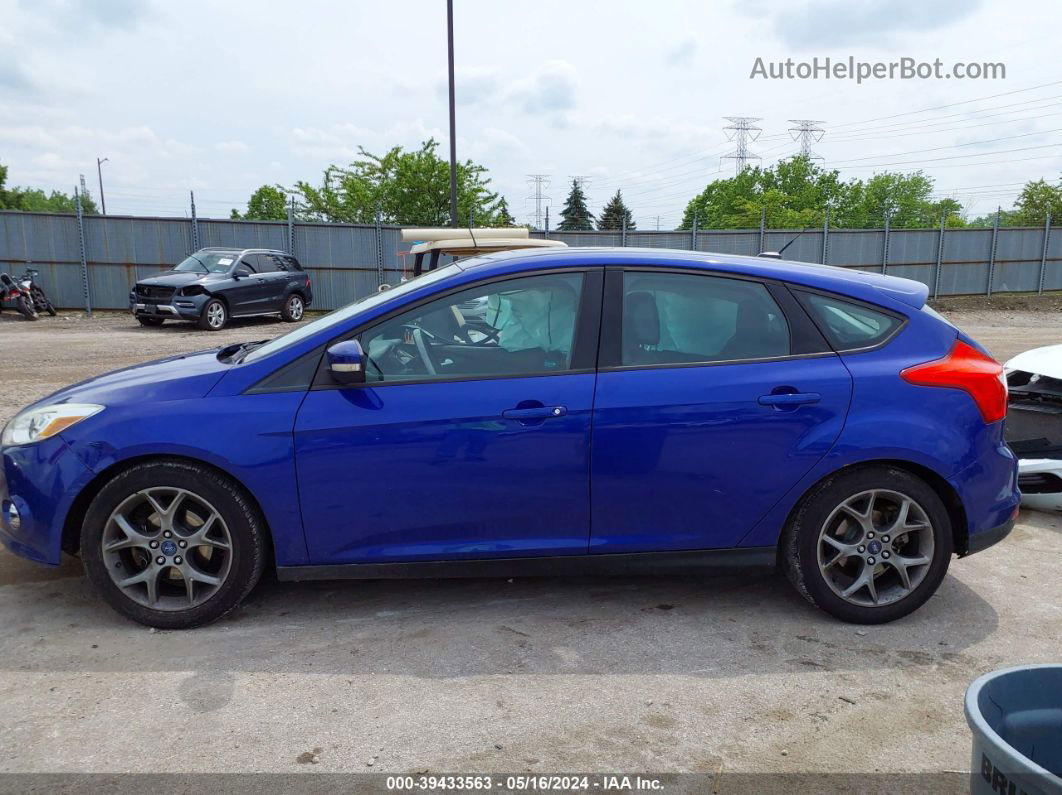 2013 Ford Focus Se Blue vin: 1FADP3K29DL188945