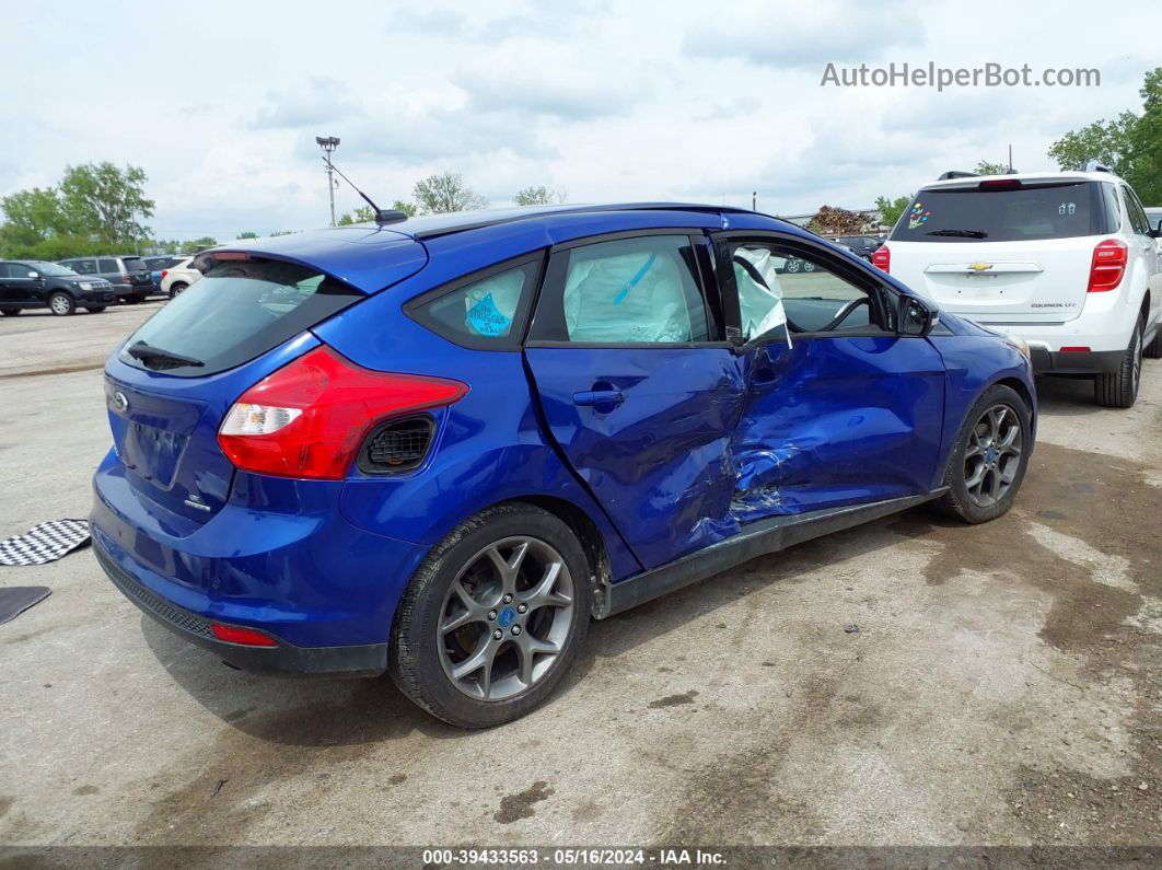 2013 Ford Focus Se Blue vin: 1FADP3K29DL188945