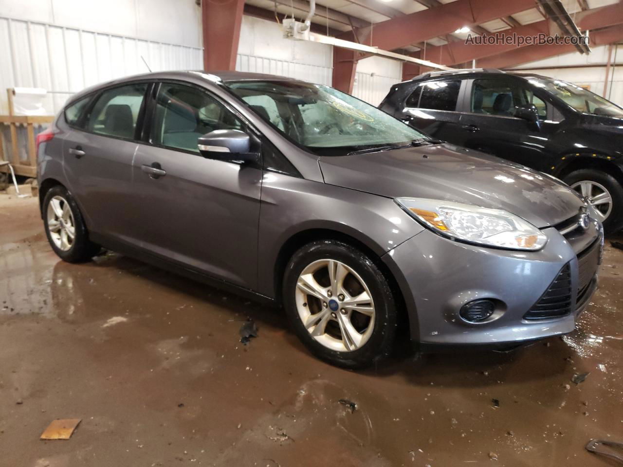 2013 Ford Focus Se Gray vin: 1FADP3K29DL199914