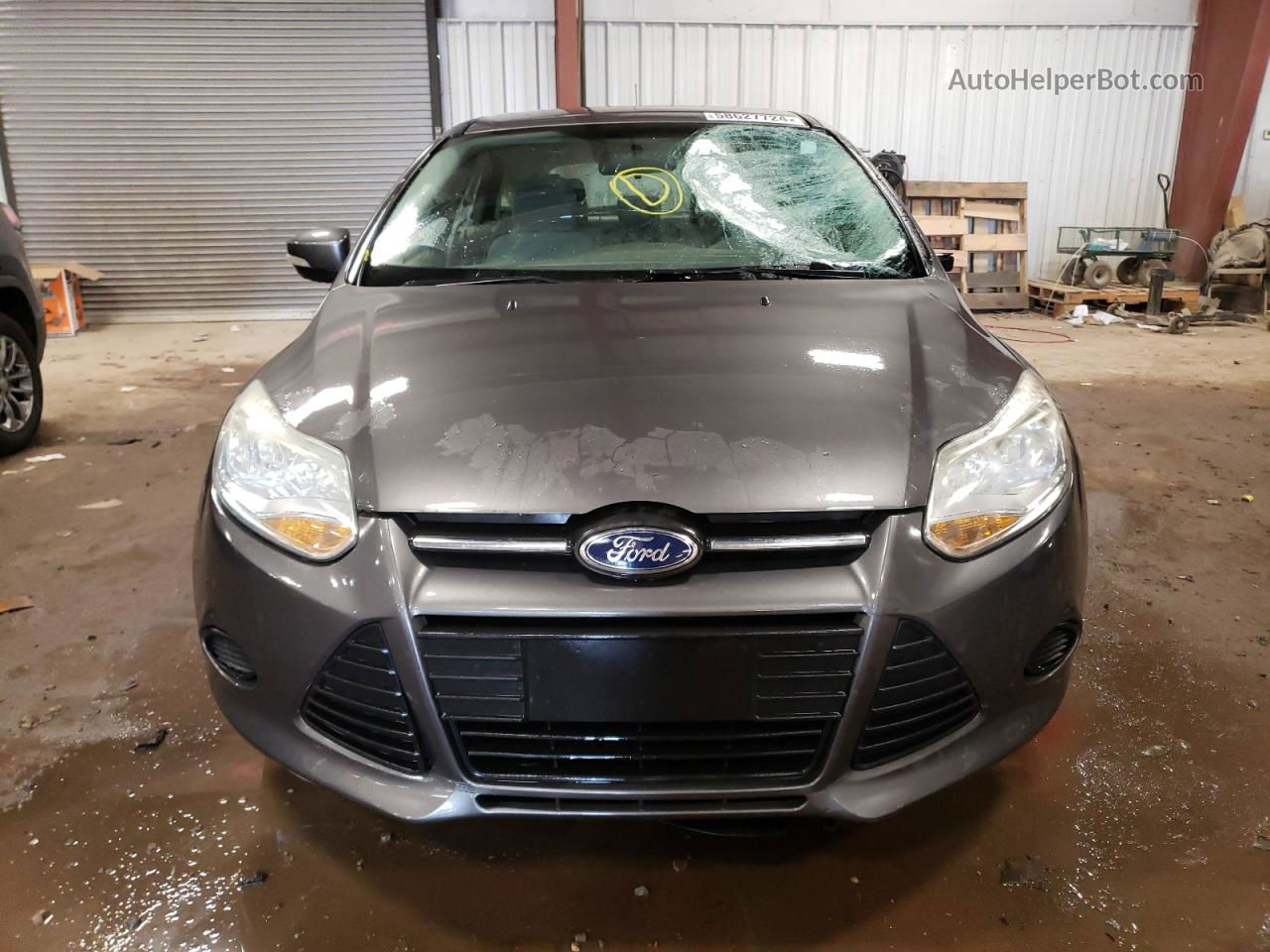 2013 Ford Focus Se Gray vin: 1FADP3K29DL199914