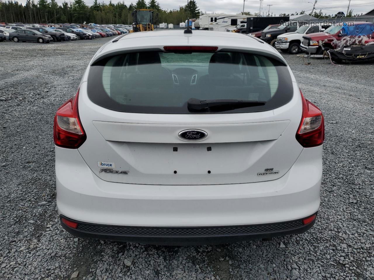 2013 Ford Focus Se White vin: 1FADP3K29DL214993