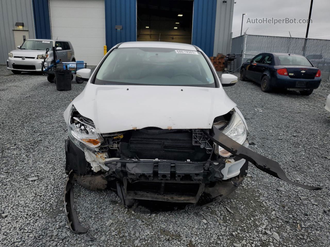 2013 Ford Focus Se White vin: 1FADP3K29DL214993