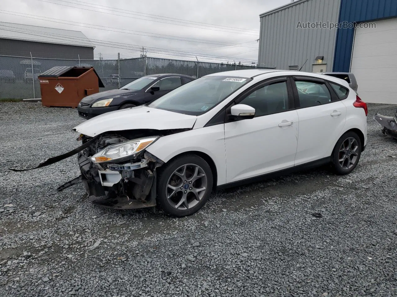 2013 Ford Focus Se White vin: 1FADP3K29DL214993