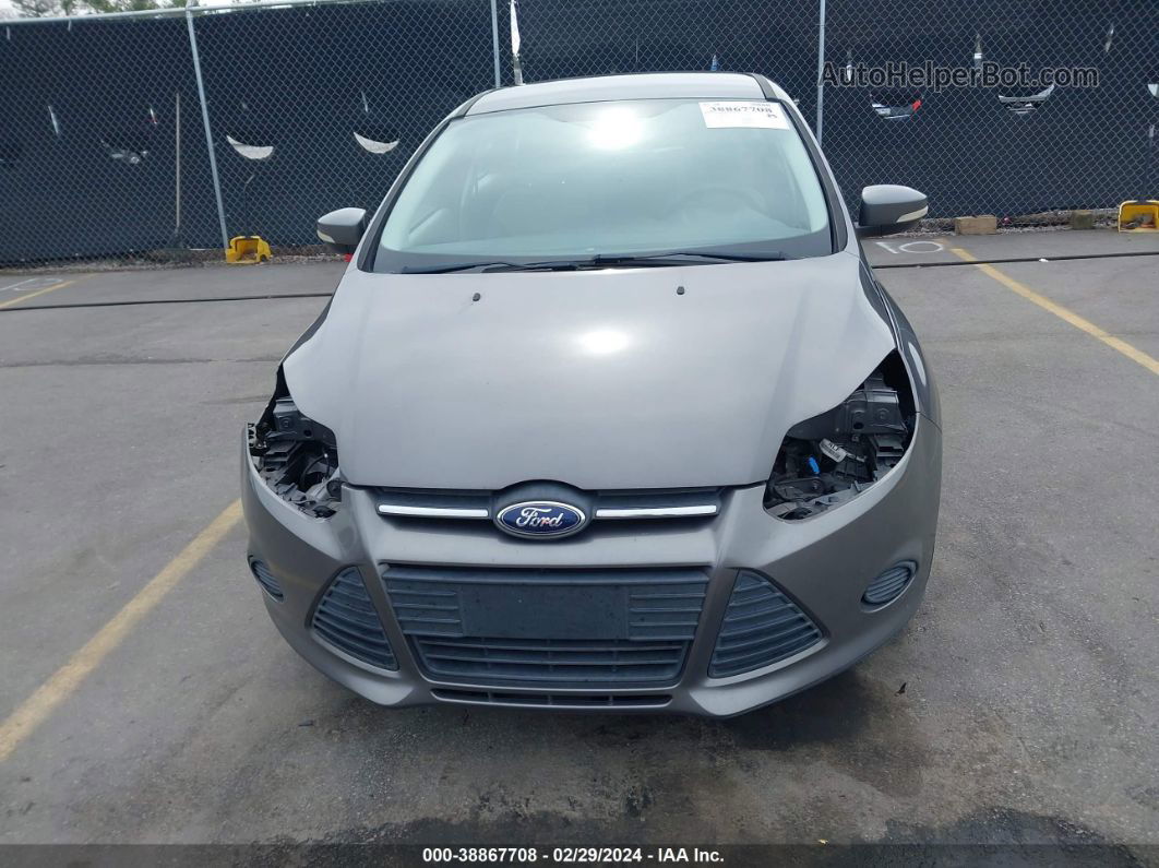 2013 Ford Focus Se Gray vin: 1FADP3K29DL224858