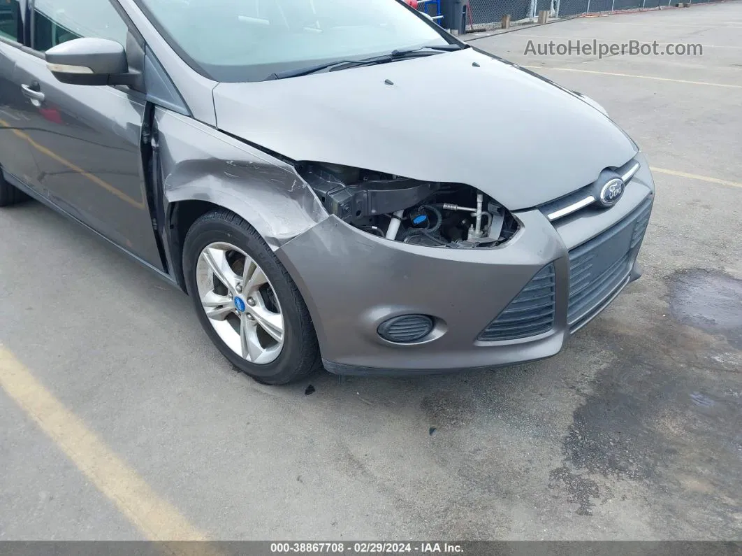 2013 Ford Focus Se Gray vin: 1FADP3K29DL224858