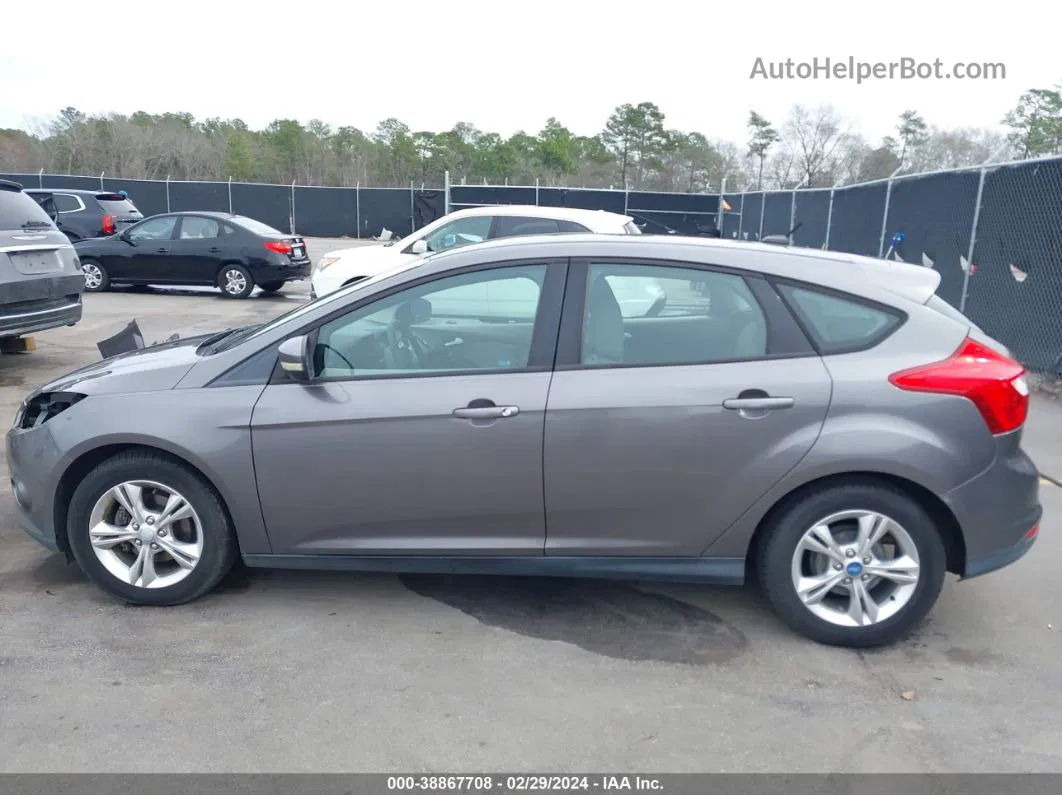 2013 Ford Focus Se Gray vin: 1FADP3K29DL224858