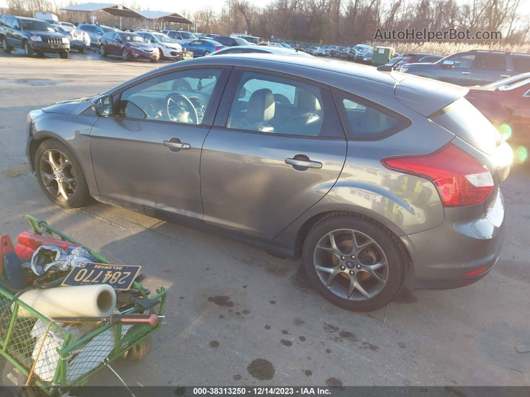 2013 Ford Focus Se Gray vin: 1FADP3K29DL297874