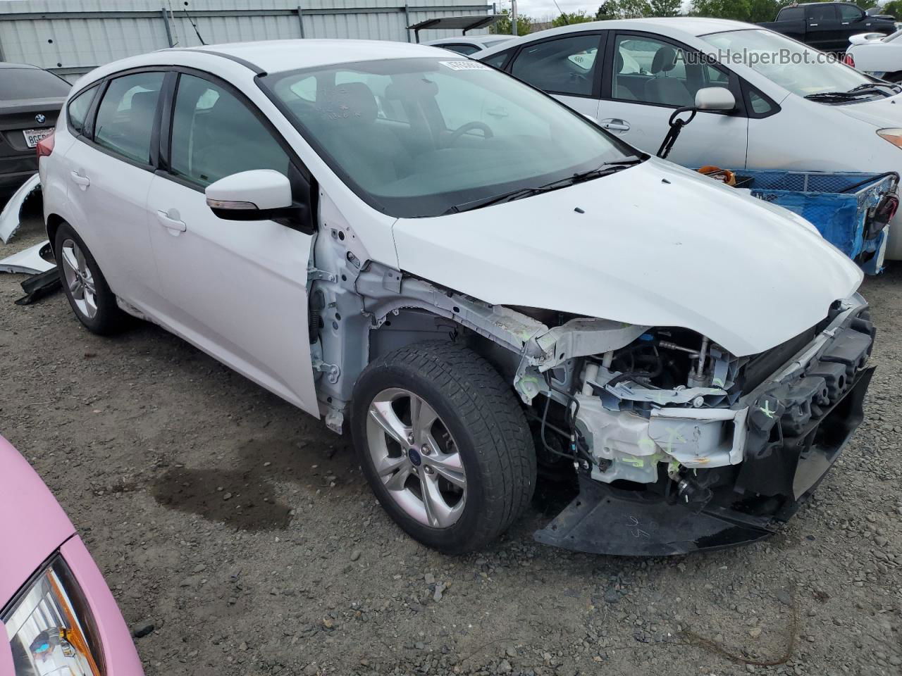 2013 Ford Focus Se White vin: 1FADP3K29DL298457