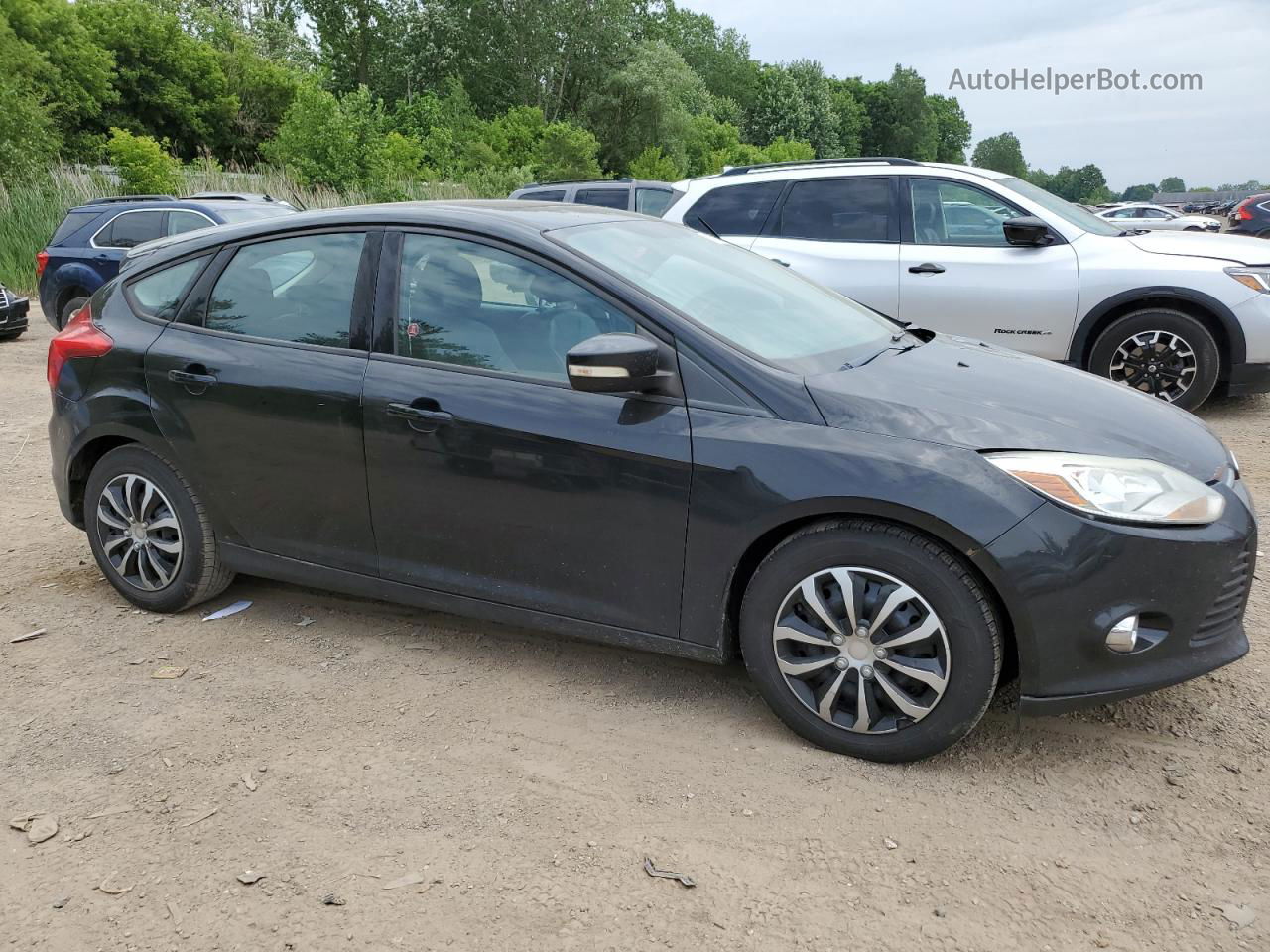 2013 Ford Focus Se Black vin: 1FADP3K29DL356437