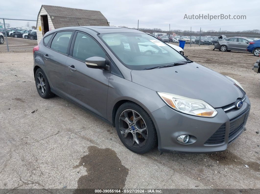 2013 Ford Focus Se Gray vin: 1FADP3K29DL375201