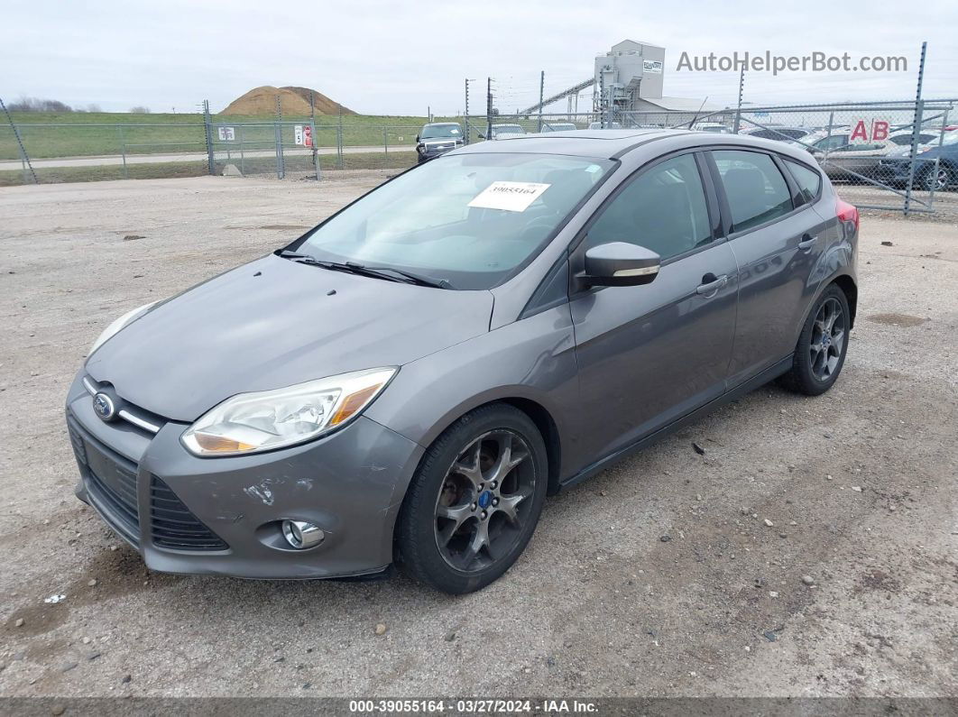 2013 Ford Focus Se Gray vin: 1FADP3K29DL375201