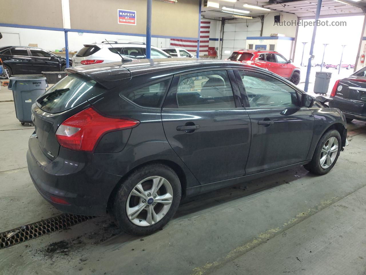 2013 Ford Focus Se Black vin: 1FADP3K29DL383184