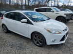 2014 Ford Focus Se White vin: 1FADP3K29EL125345